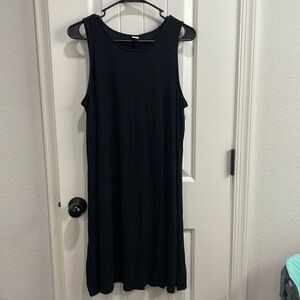 Black tank top dress